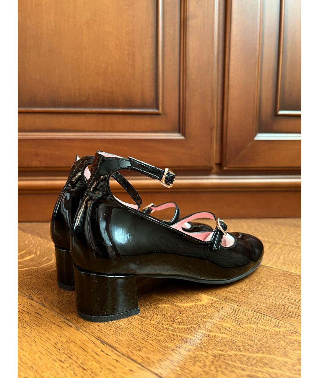 PRETTY BALLERINAS Черные туфли из лакированной кожи, фото 5