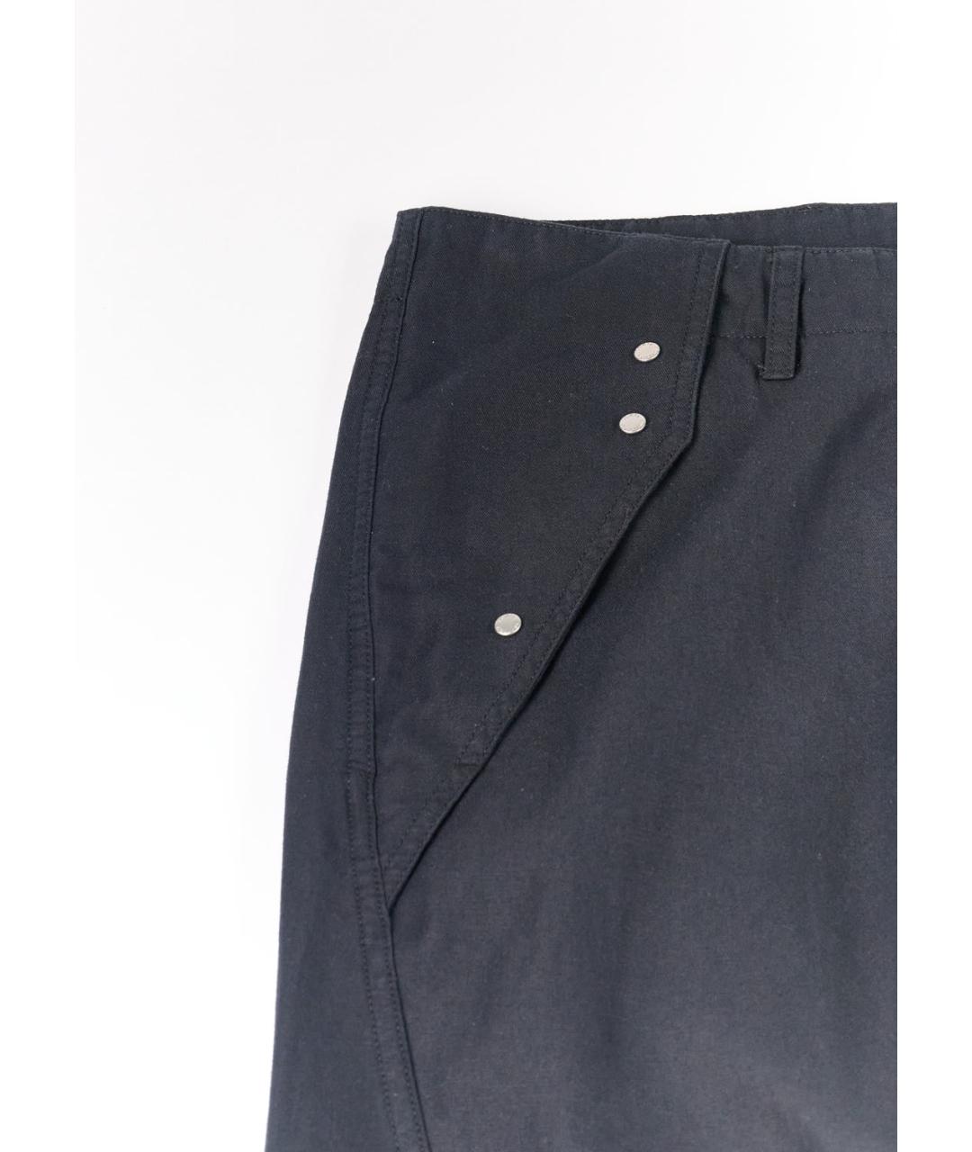 LOUIS VUITTON PRE-OWNED Черные хлопковые повседневные брюки, фото 4