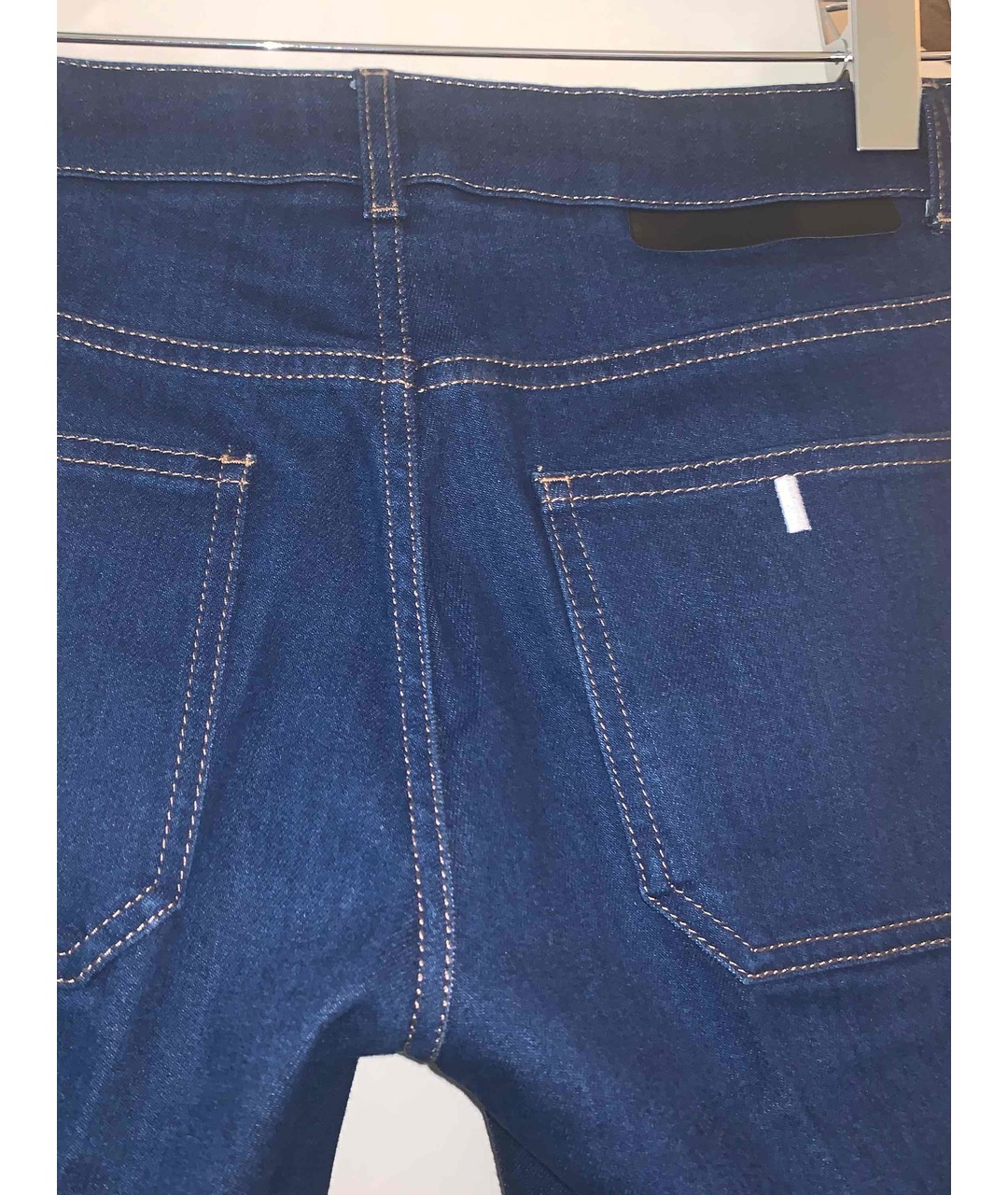 STELLA MCCARTNEY Синие хлопко-эластановые джинсы клеш, фото 4