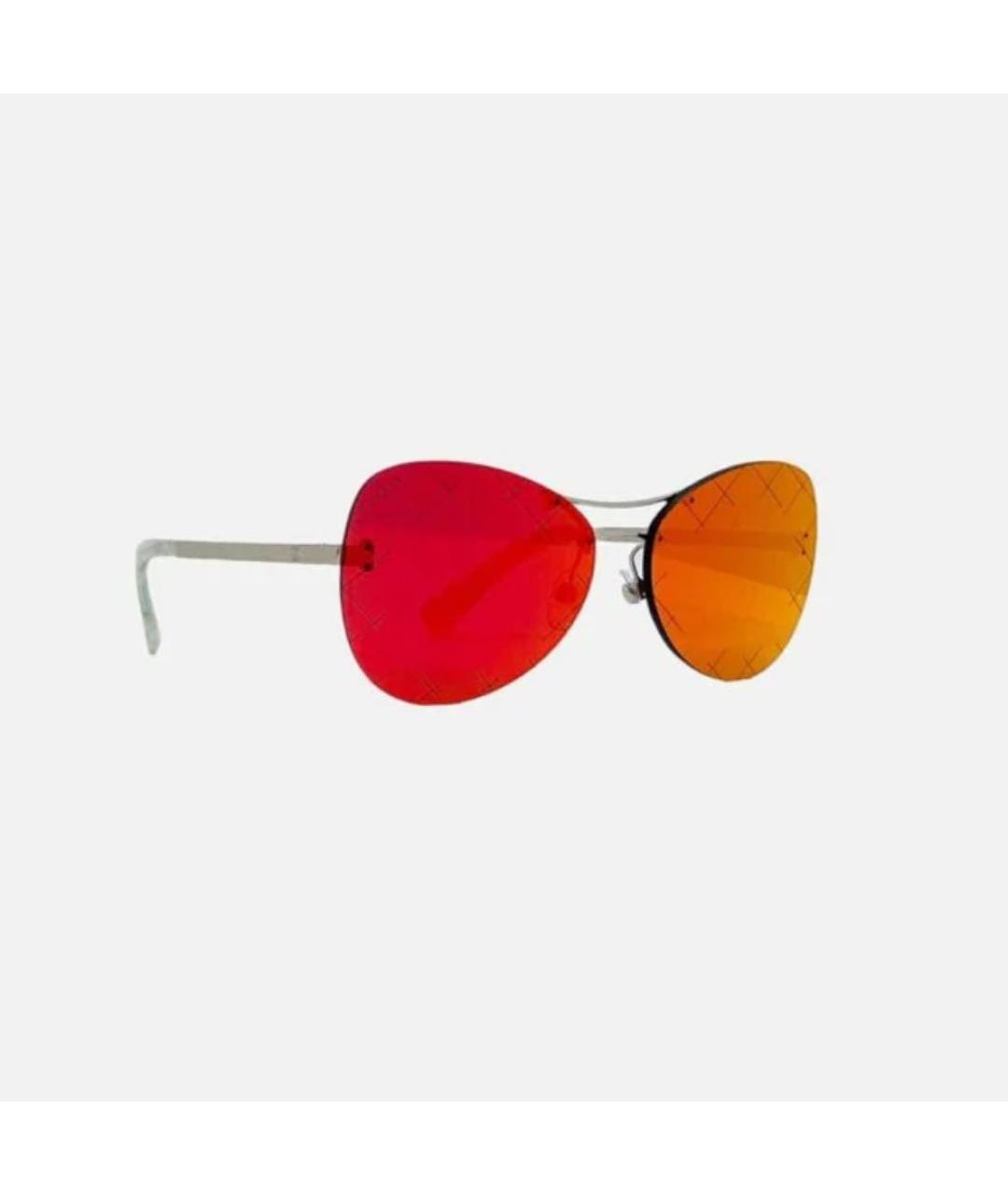 CHANEL PRE-OWNED Красные солнцезащитные очки, фото 6