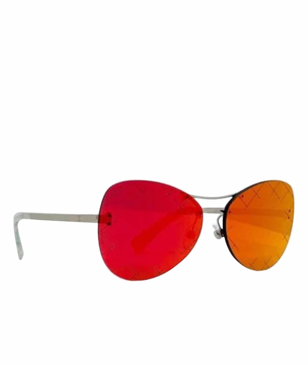 CHANEL PRE-OWNED Красные солнцезащитные очки, фото 1