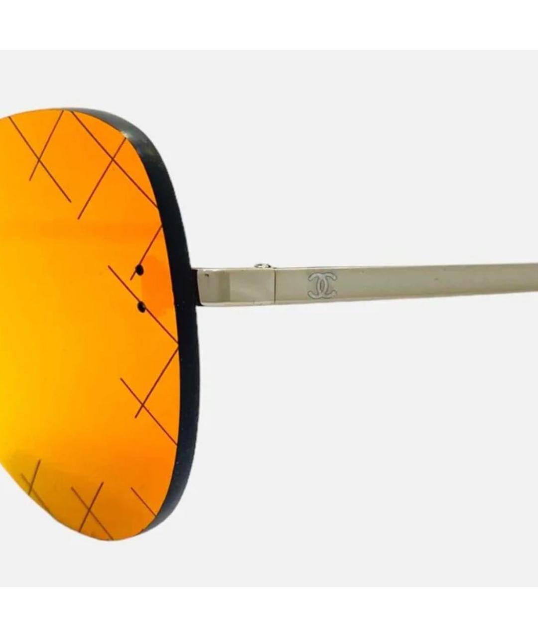 CHANEL PRE-OWNED Красные солнцезащитные очки, фото 2