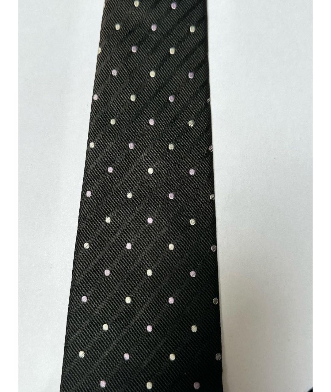 BURBERRY Черный шелковый галстук, фото 5