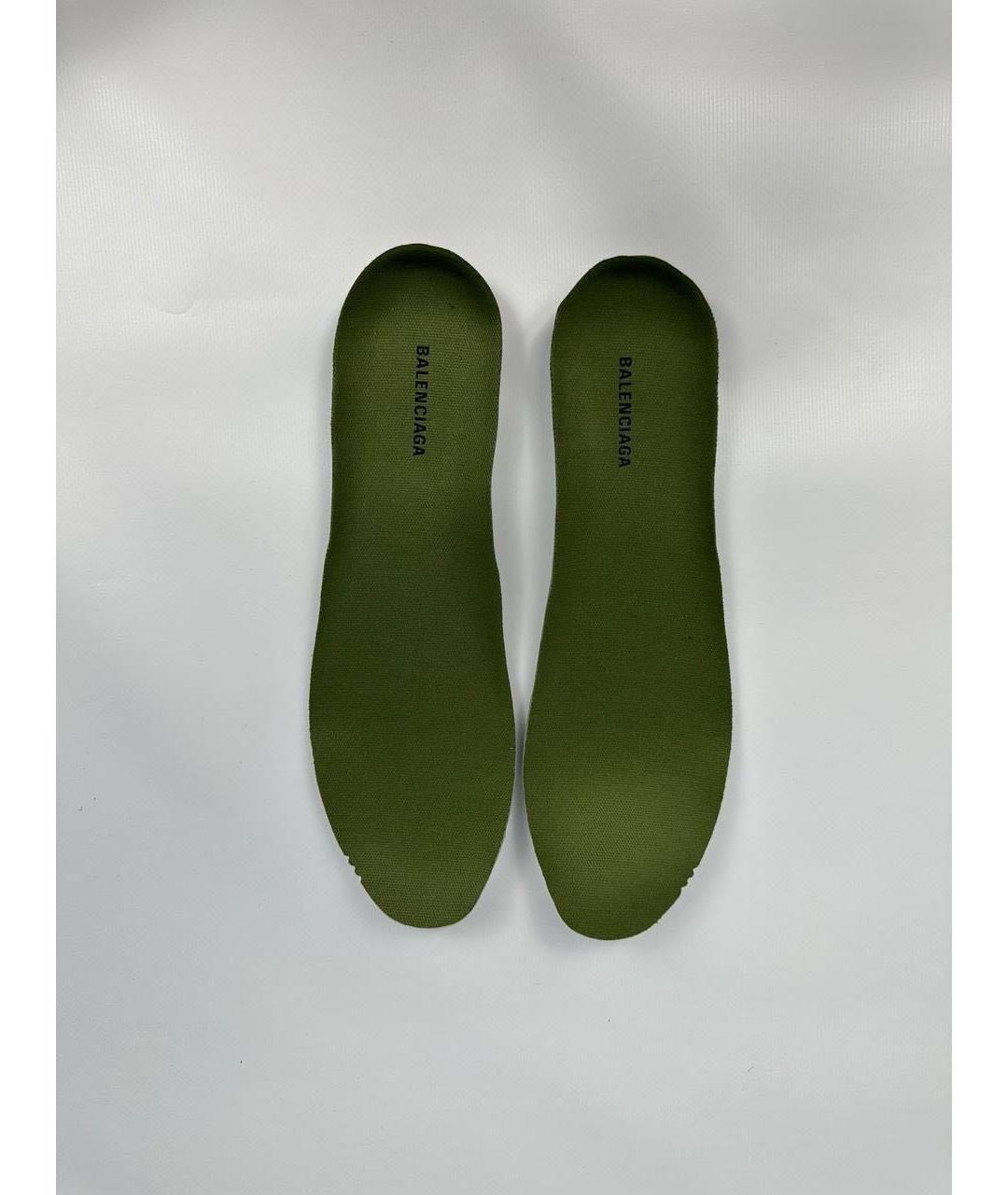 BALENCIAGA Зеленые низкие кроссовки / кеды, фото 8