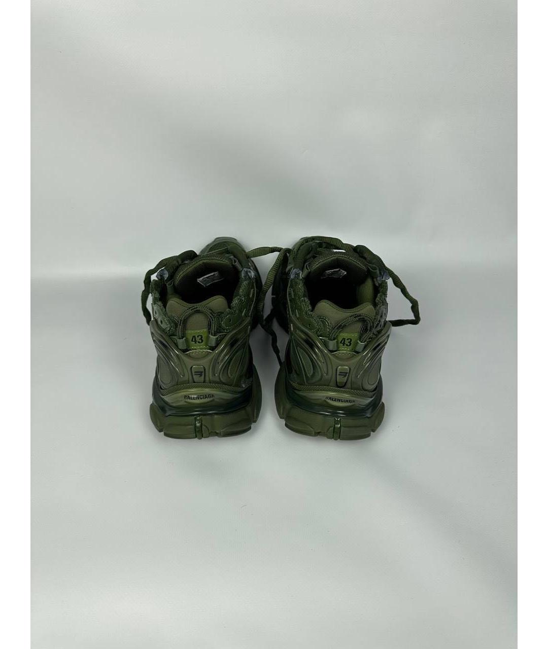 BALENCIAGA Зеленые низкие кроссовки / кеды, фото 4