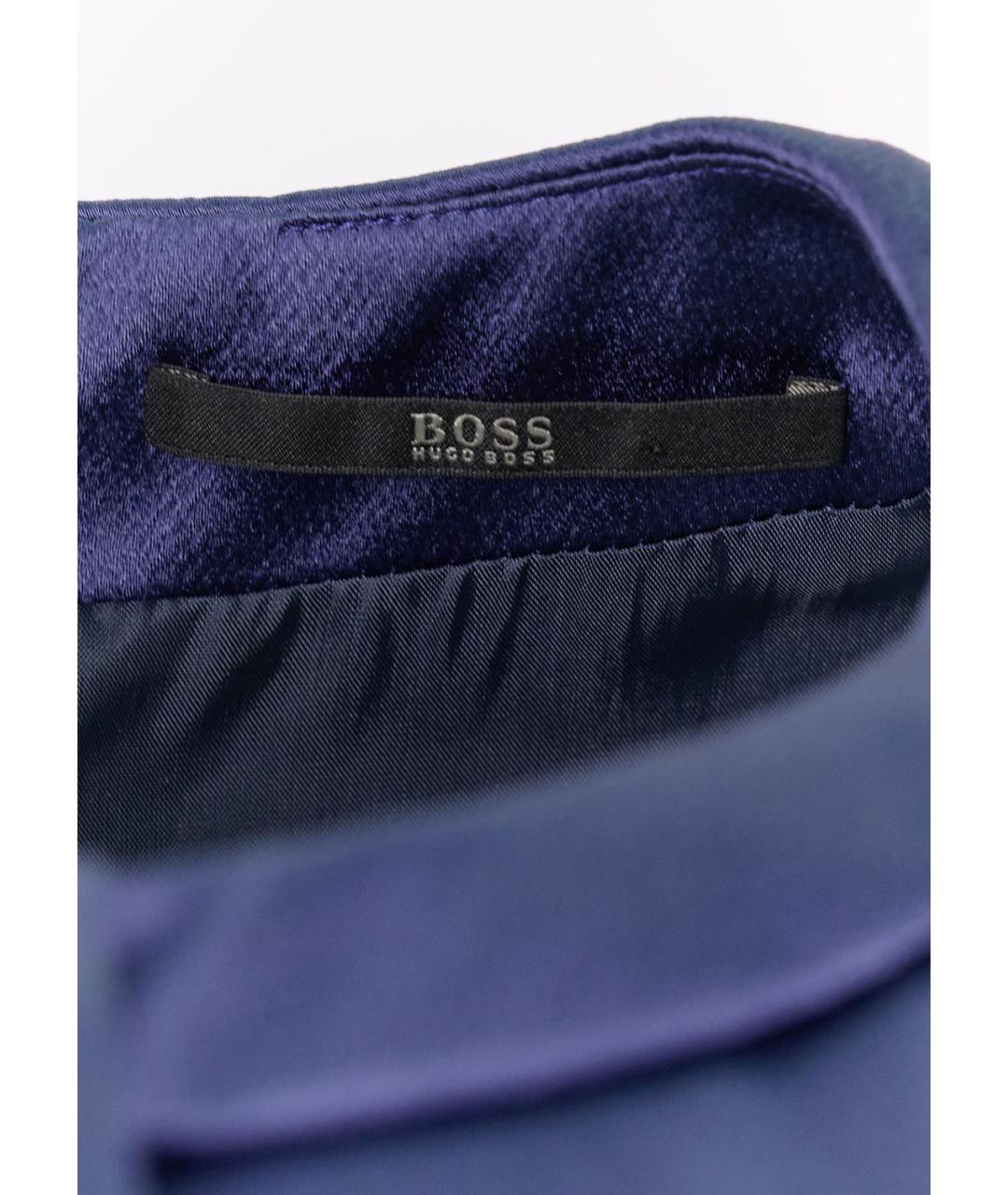 HUGO BOSS Фиолетовое ацетатное вечернее платье, фото 3