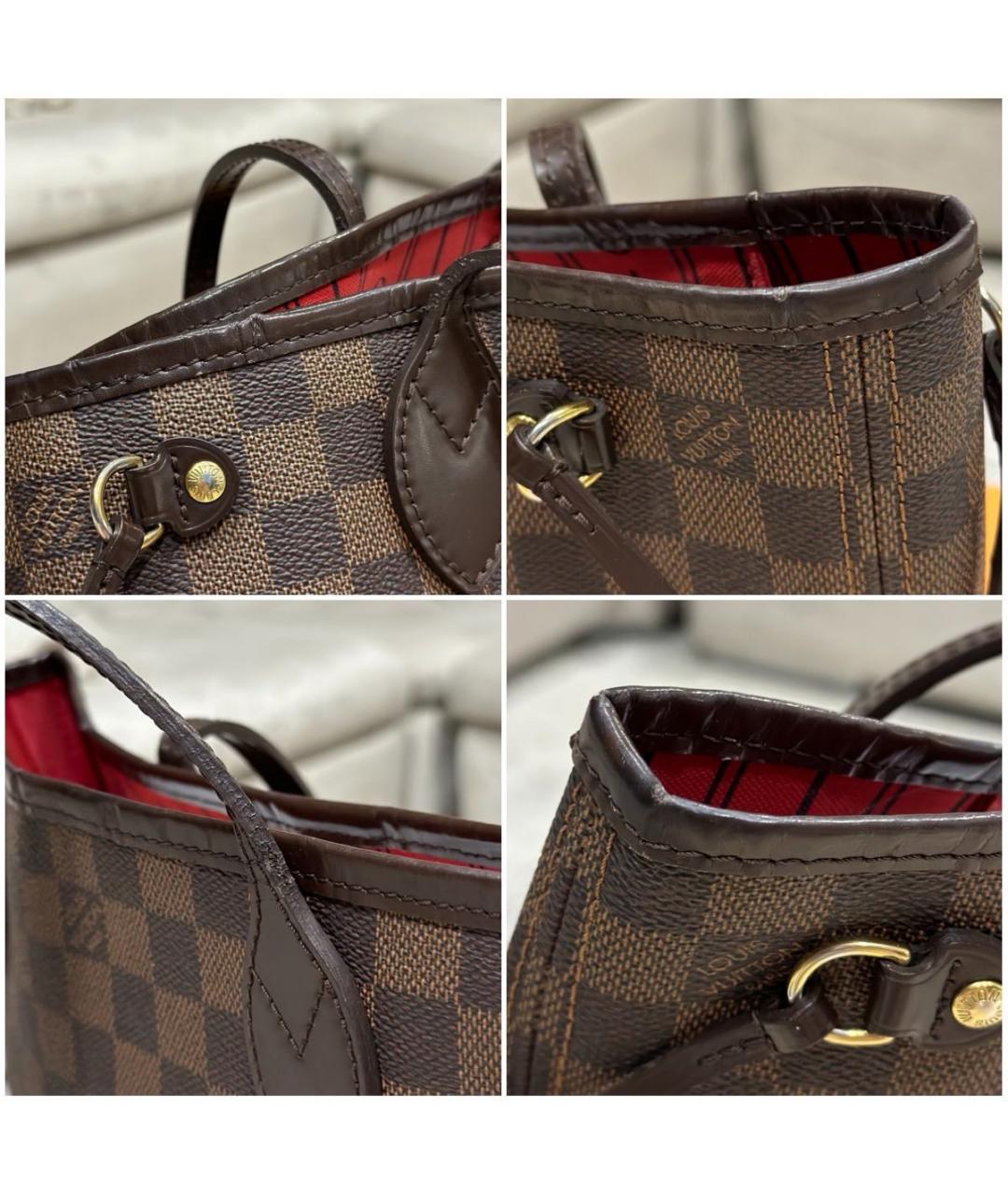 LOUIS VUITTON PRE-OWNED Коричневая сумка тоут, фото 8