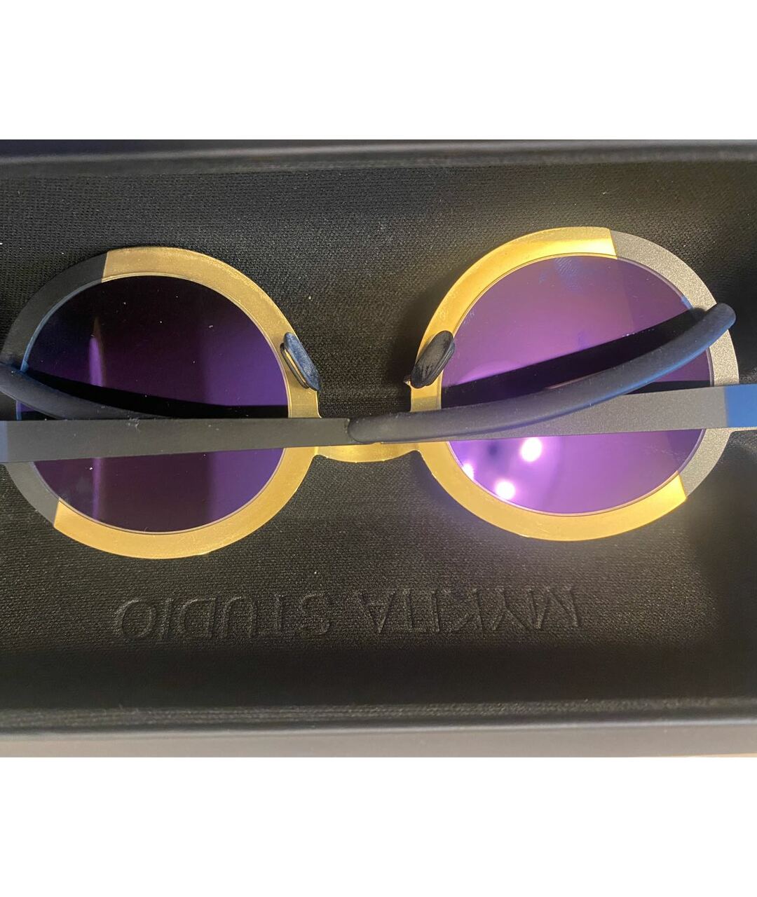 MYKITA Черные металлические солнцезащитные очки, фото 6