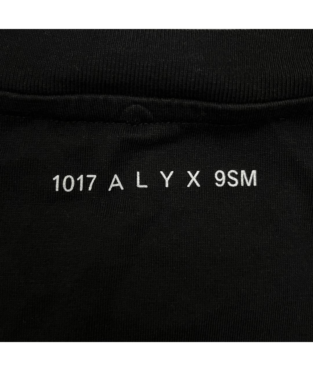 1017 ALYX 9SM Черная хлопковая футболка, фото 4