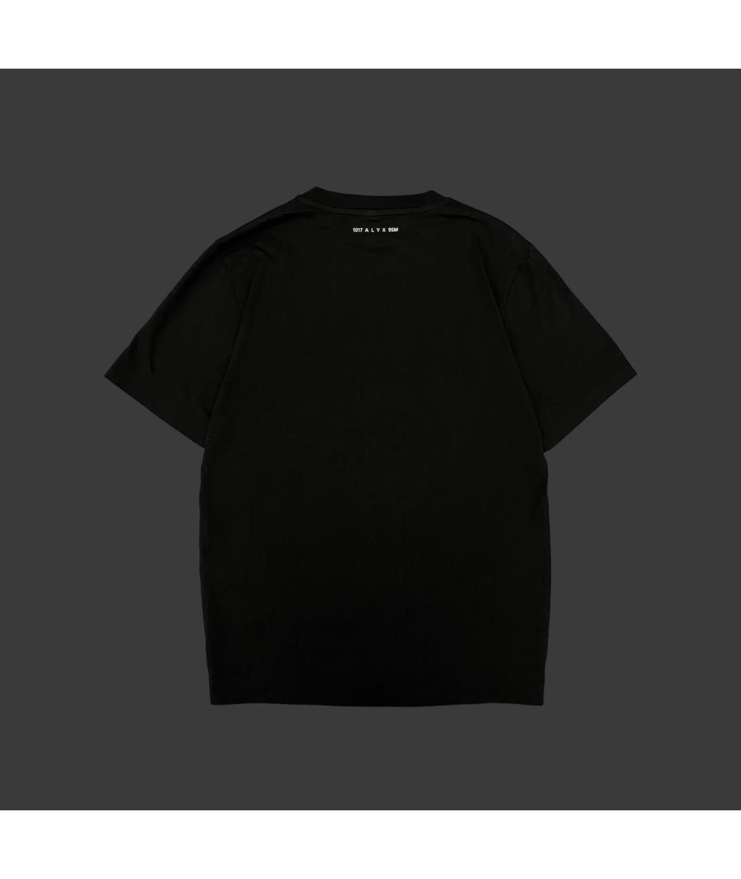 1017 ALYX 9SM Черная хлопковая футболка, фото 2