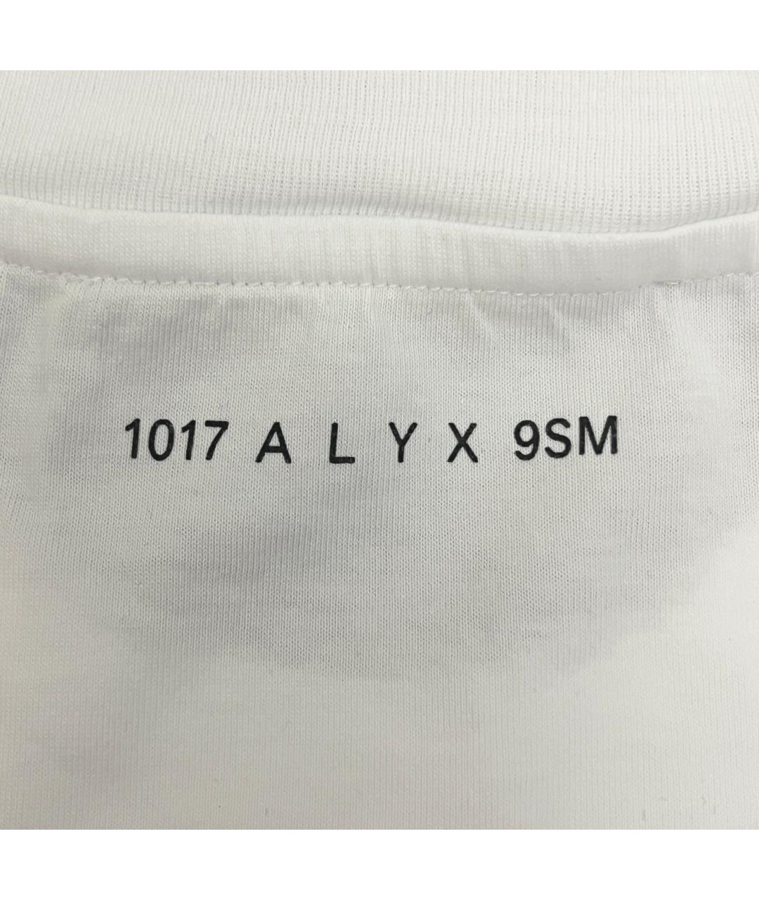 1017 ALYX 9SM Белая хлопковая футболка, фото 4