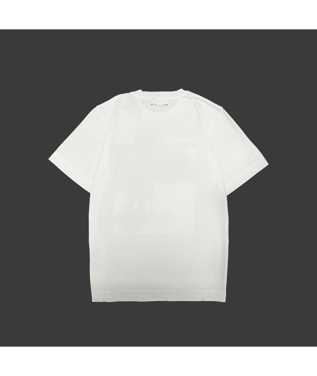 1017 ALYX 9SM Белая хлопковая футболка, фото 2