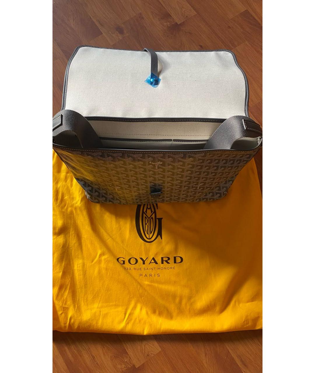 GOYARD Серая сумка на плечо, фото 3