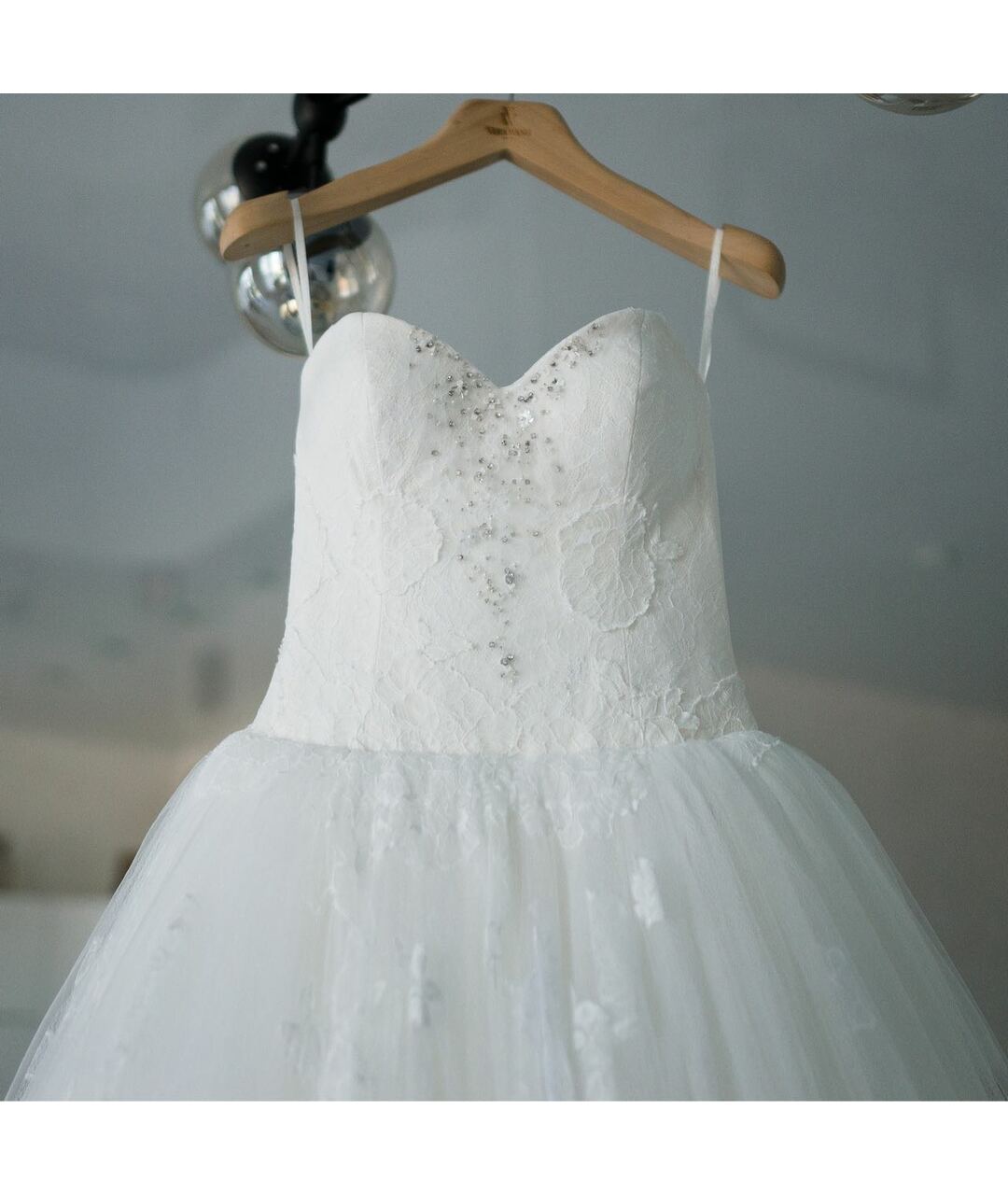 VERA WANG Белое кружевное свадебное платье, фото 7
