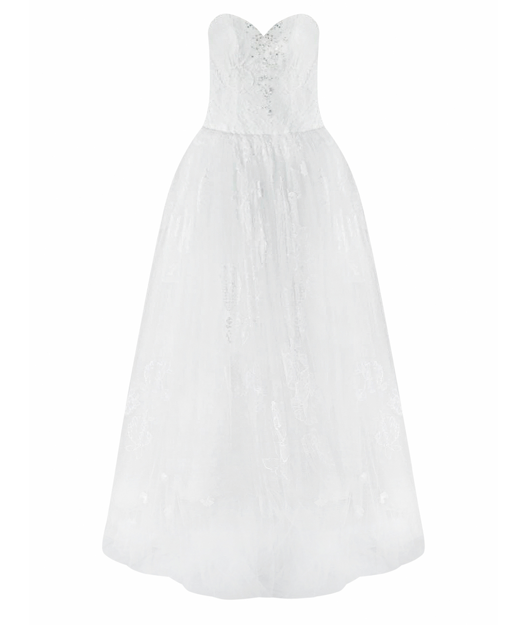 VERA WANG Белое кружевное свадебное платье, фото 1