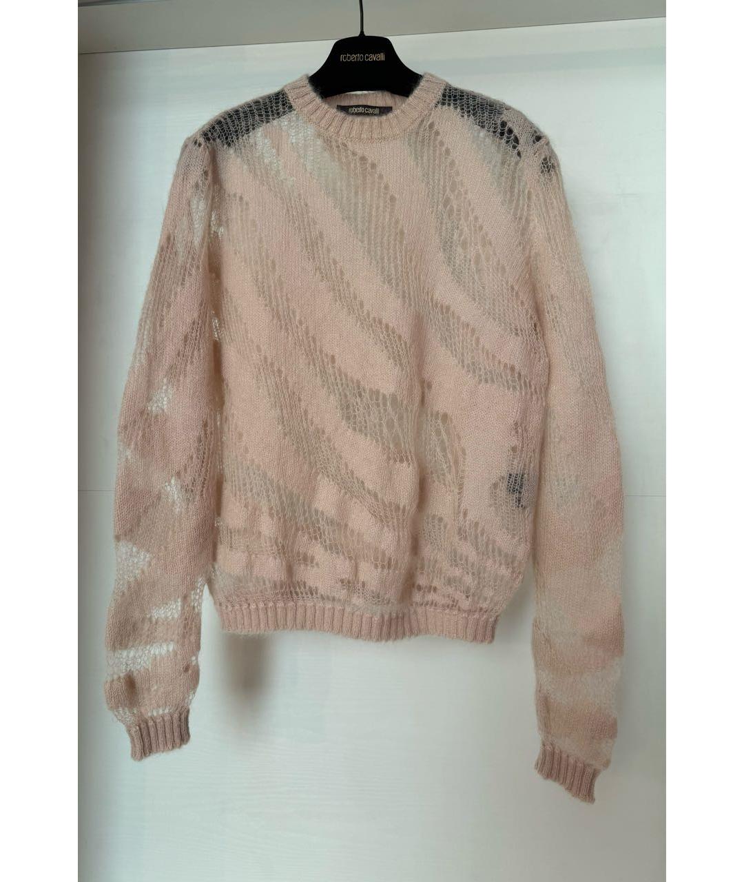 ROBERTO CAVALLI Розовый джемпер / свитер, фото 6