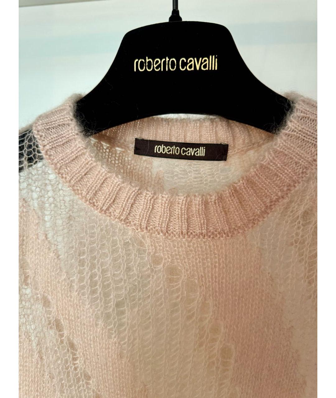 ROBERTO CAVALLI Розовый джемпер / свитер, фото 5