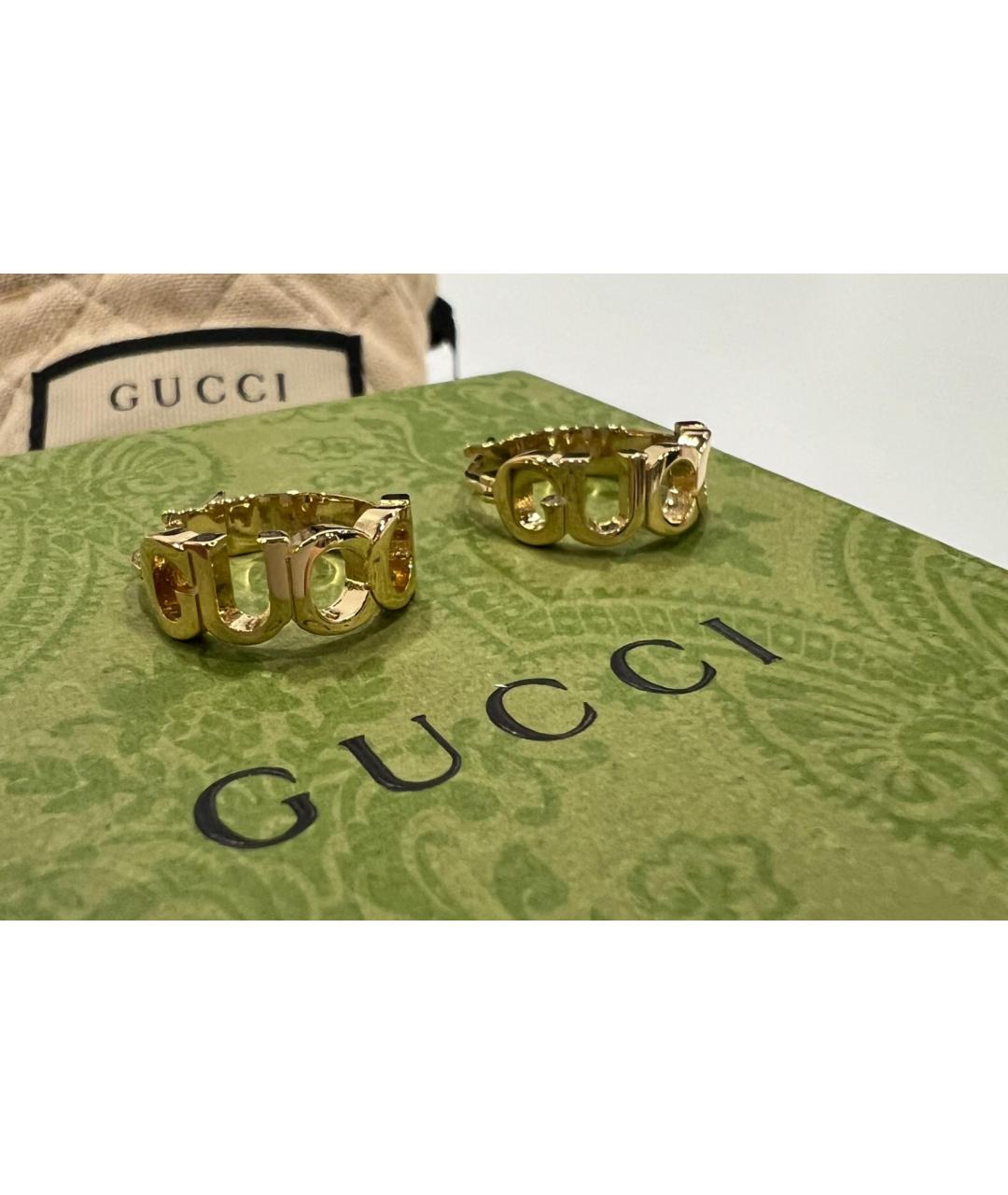 GUCCI Золотые серьги, фото 3