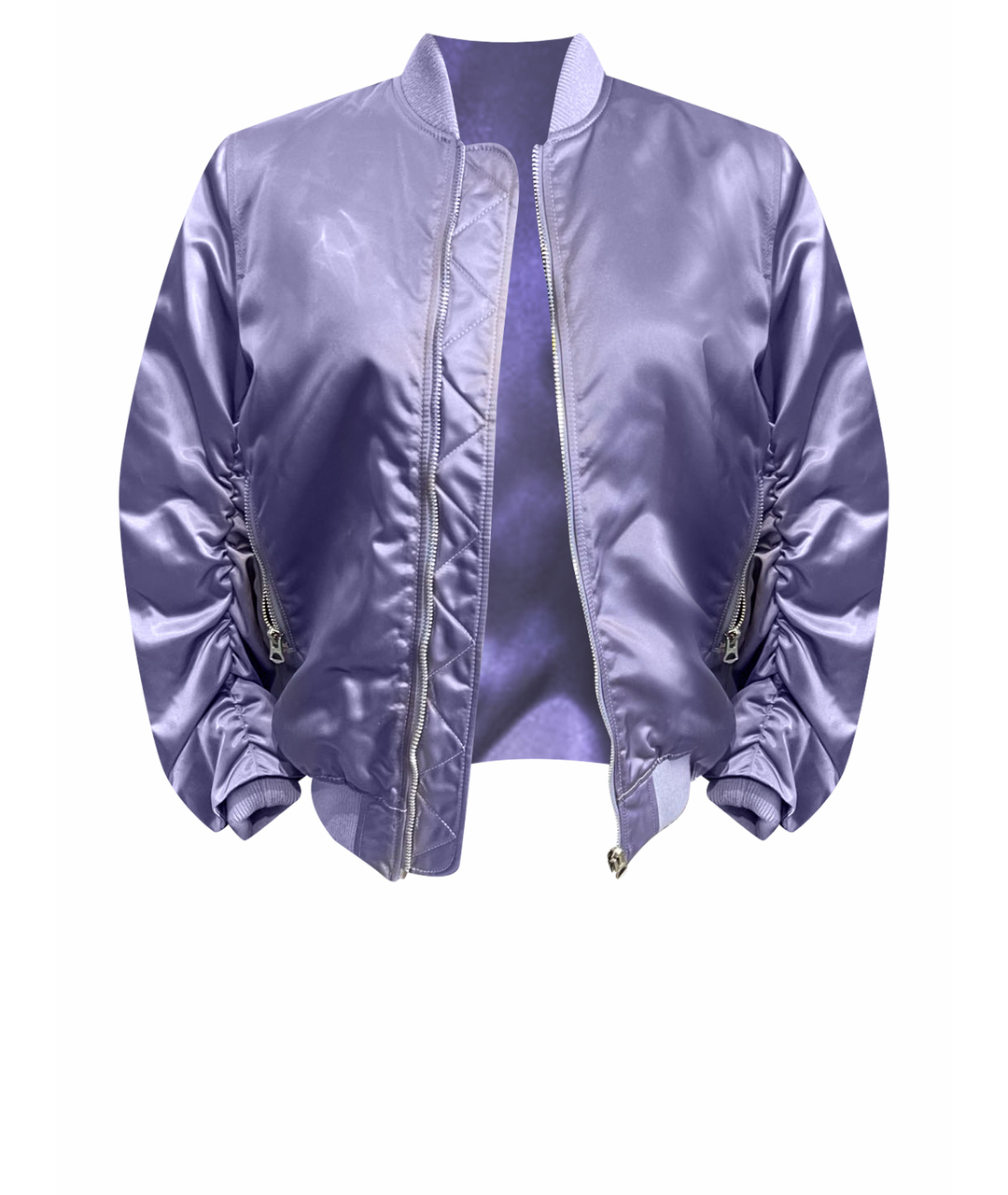 ACNE STUDIOS Фиолетовая синтетическая куртка, фото 1