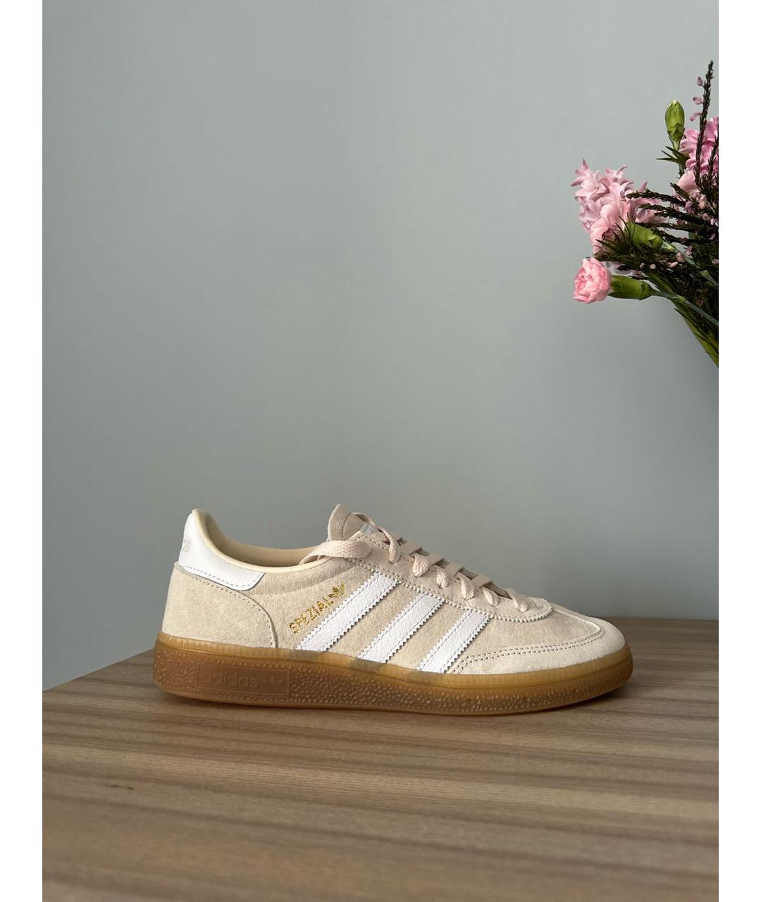 ADIDAS Бежевые замшевые кеды, фото 9