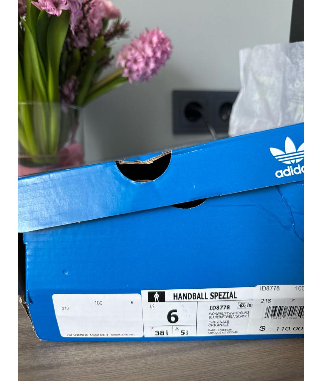 ADIDAS Бежевые замшевые кеды, фото 8