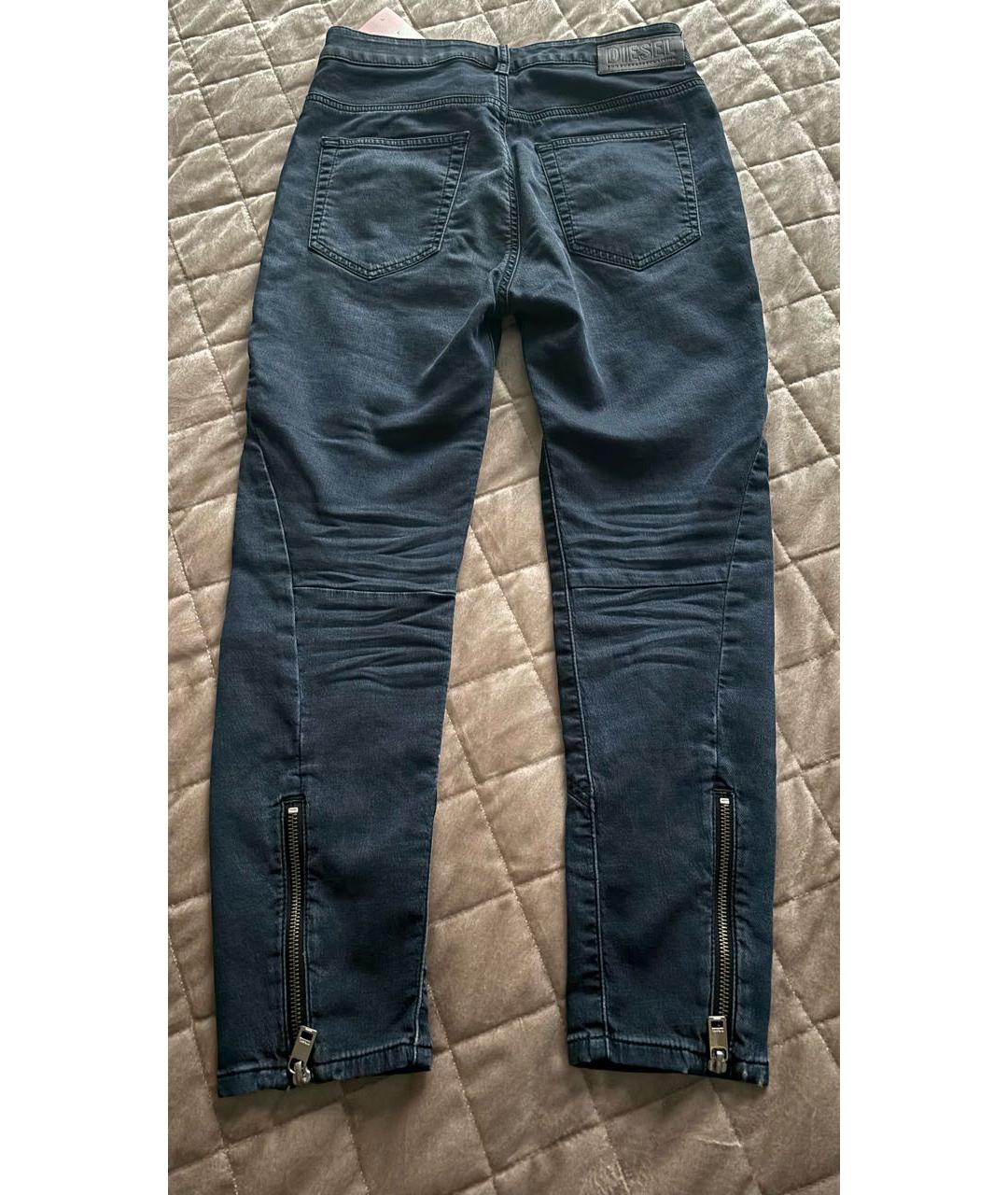 DIESEL Синие хлопко-лиоцелловые джинсы слим, фото 7