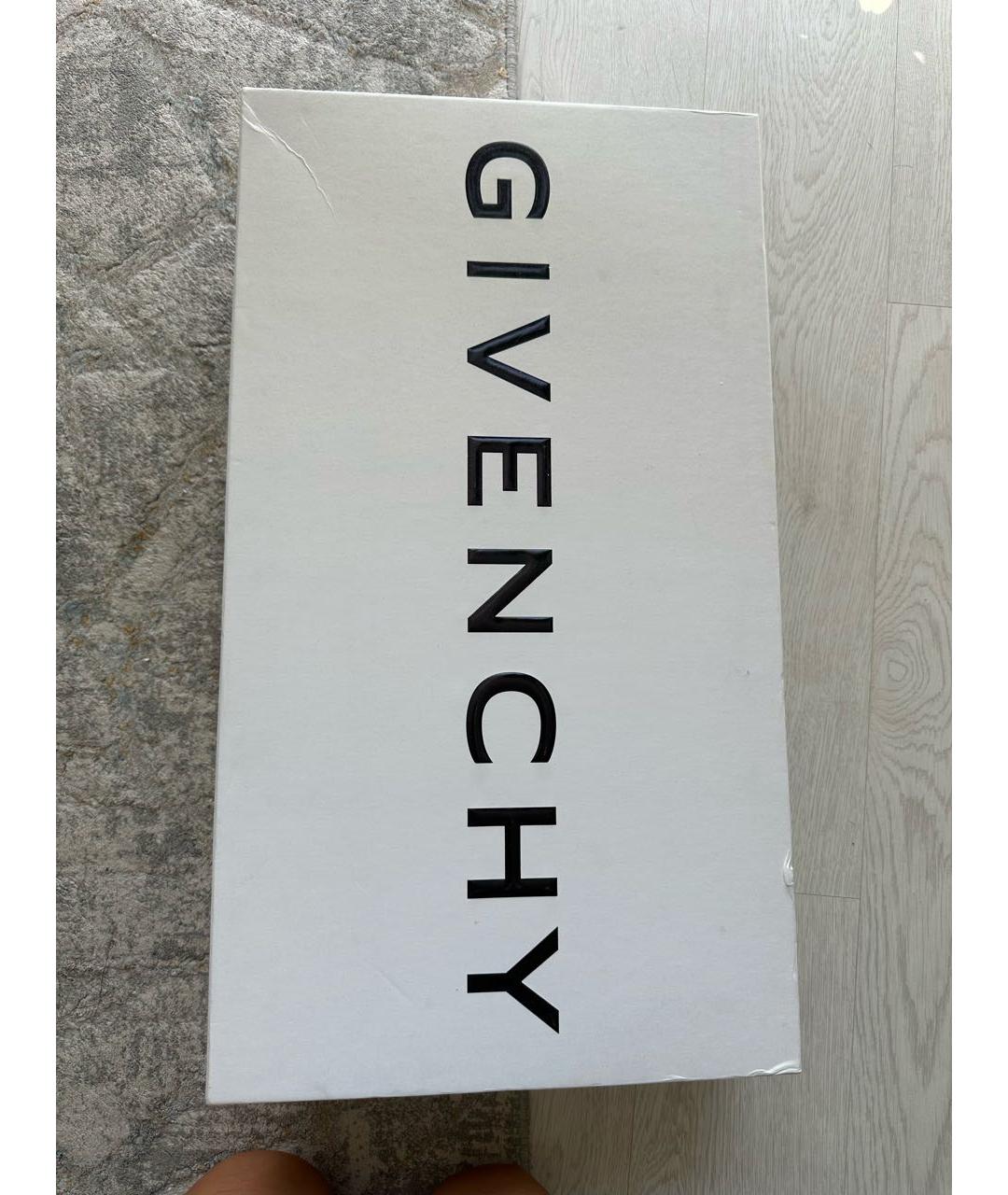 GIVENCHY Черные кожаные сапоги, фото 5