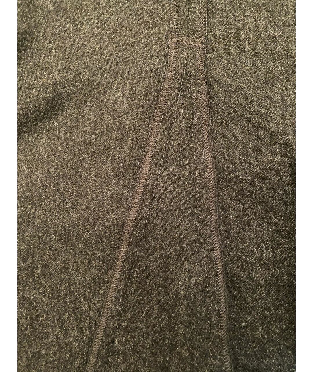 SONIA RYKIEL Антрацитовая шерстяная юбка мини, фото 2