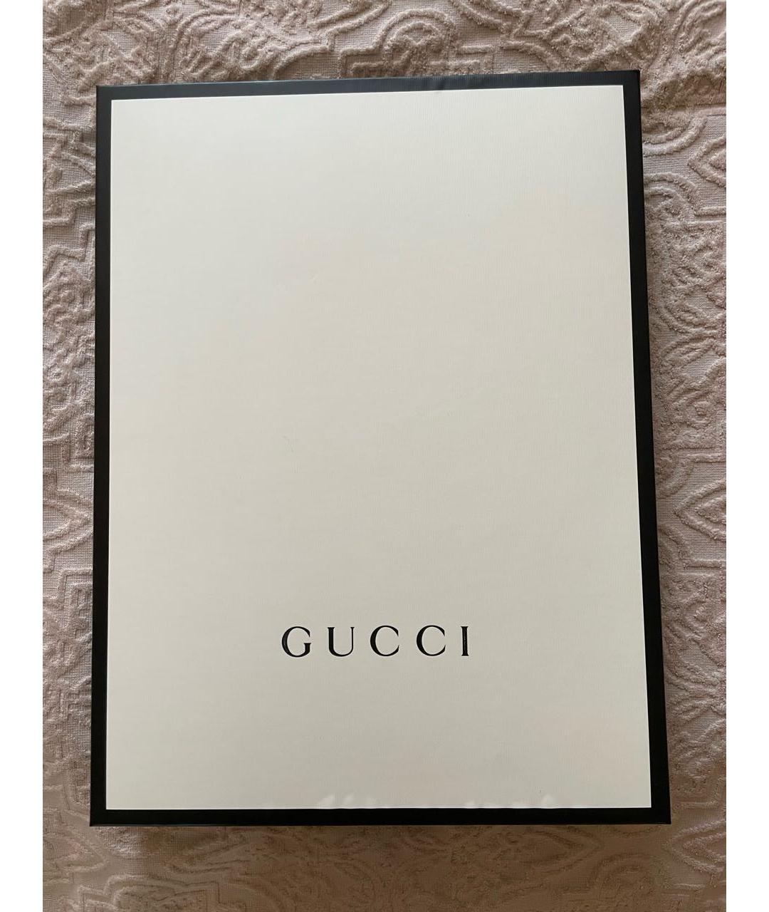 GUCCI Голубые хлопковые прямые джинсы, фото 6