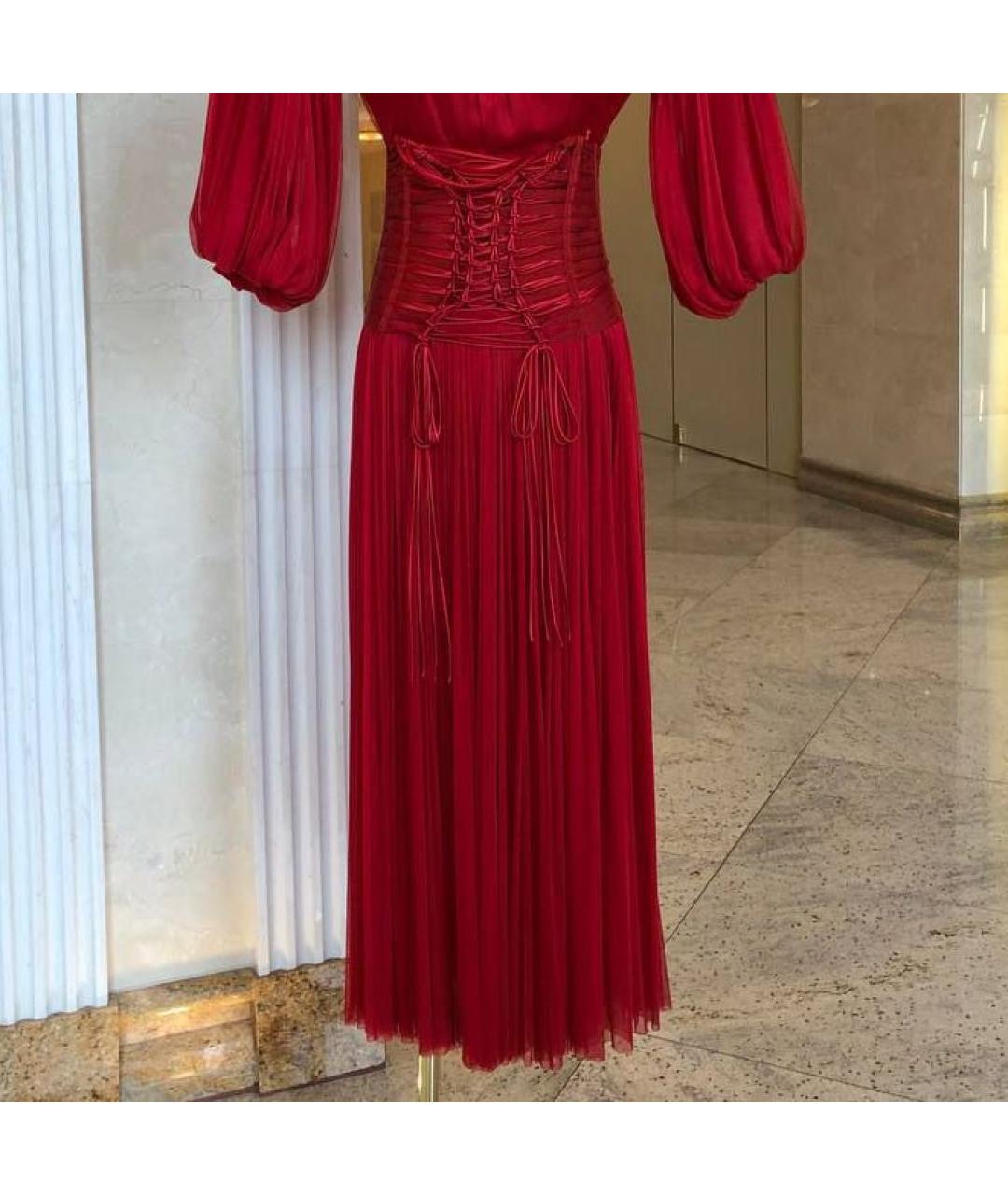 DOLCE&GABBANA Красное вечернее платье, фото 2