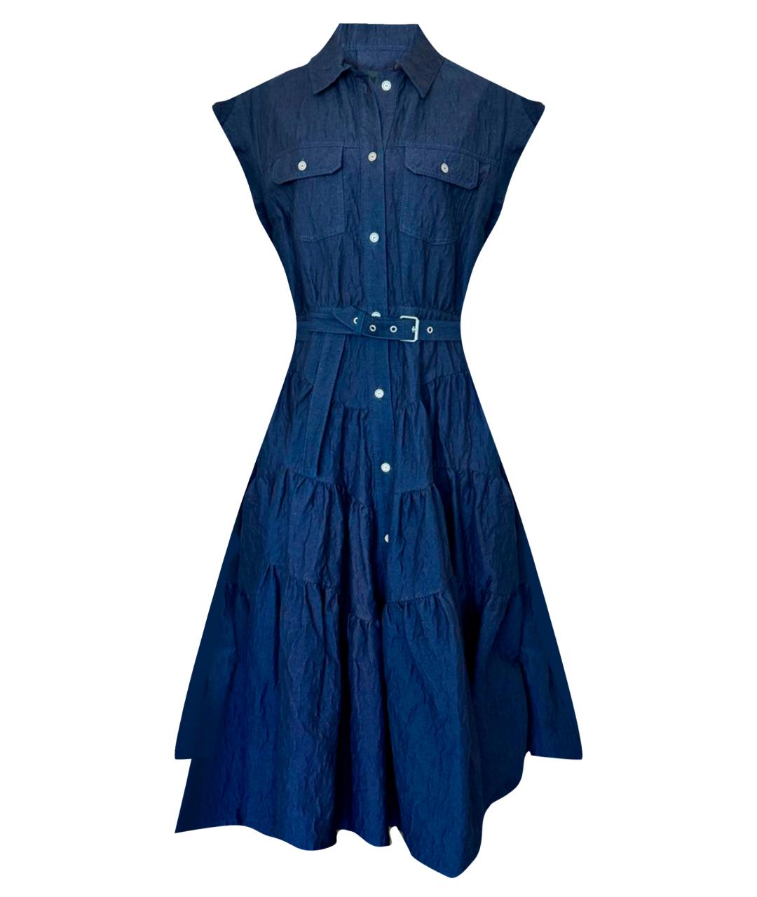 CHRISTIAN DIOR PRE-OWNED Темно-синее повседневное платье, фото 1