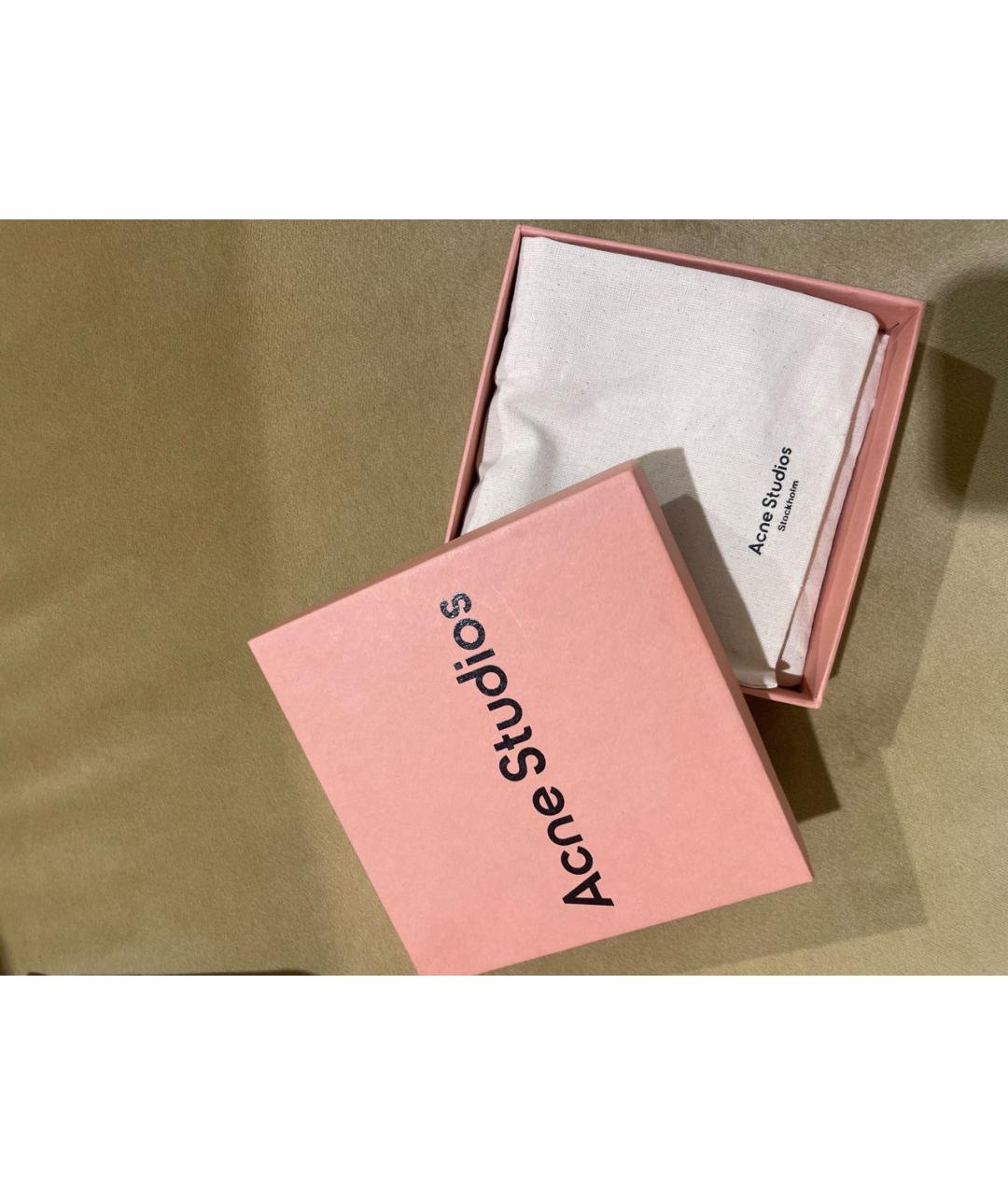 ACNE STUDIOS Розовый кожаный чокер, фото 5