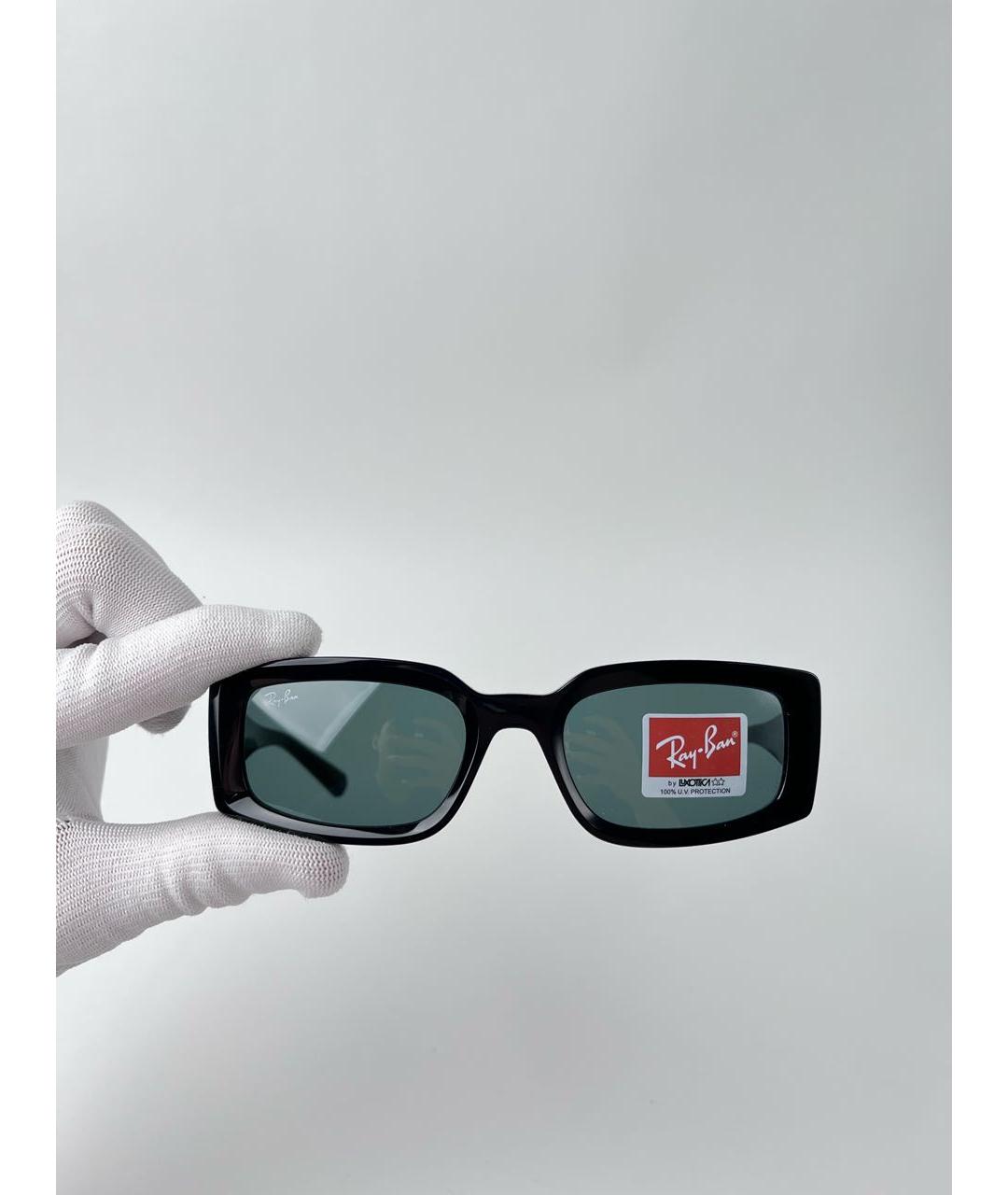 RAY BAN Черные солнцезащитные очки, фото 2