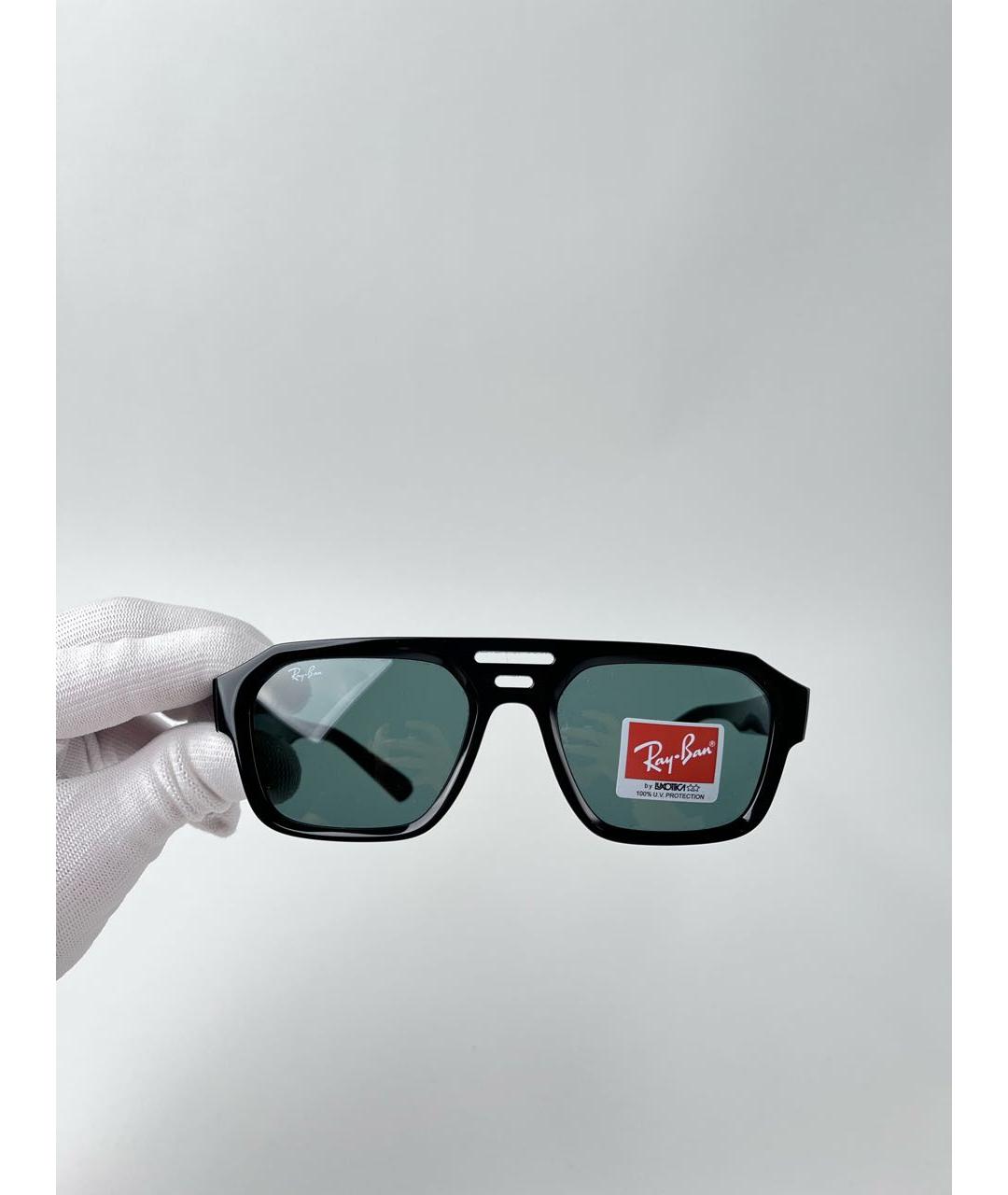 RAY BAN Черные солнцезащитные очки, фото 2