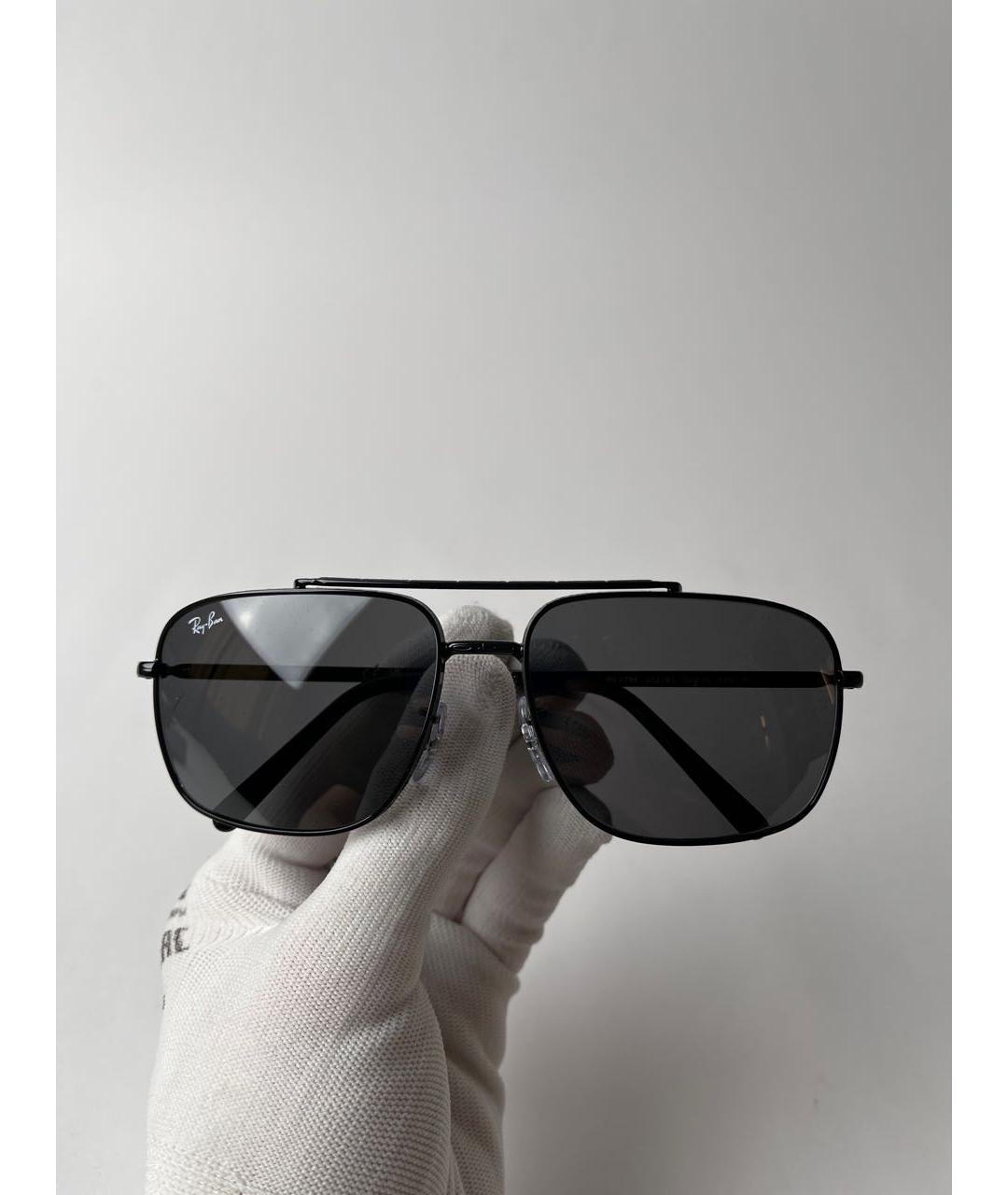 RAY BAN Черные солнцезащитные очки, фото 3