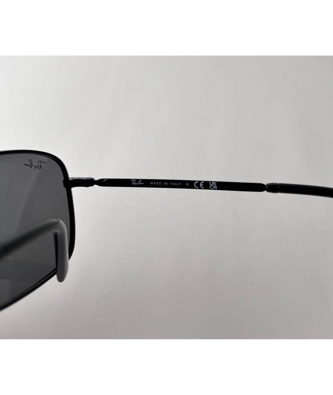 RAY BAN Черные солнцезащитные очки, фото 6