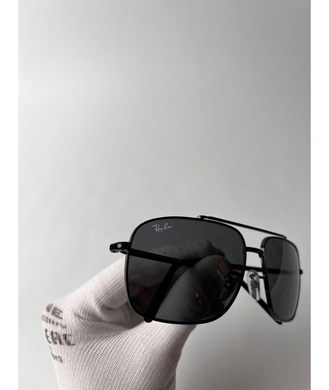 RAY BAN Черные солнцезащитные очки, фото 4