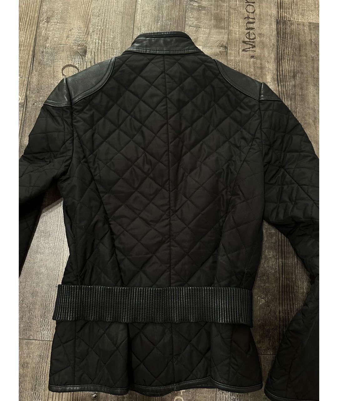 MICHAEL MICHAEL KORS Черная кожаная куртка, фото 2