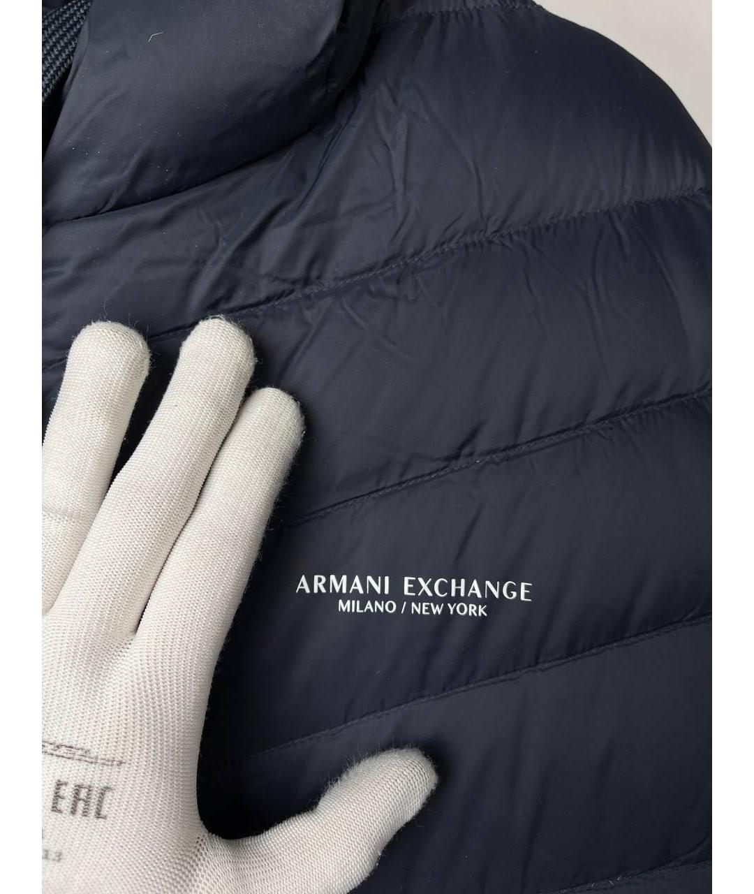 ARMANI EXCHANGE Темно-синяя куртка, фото 5