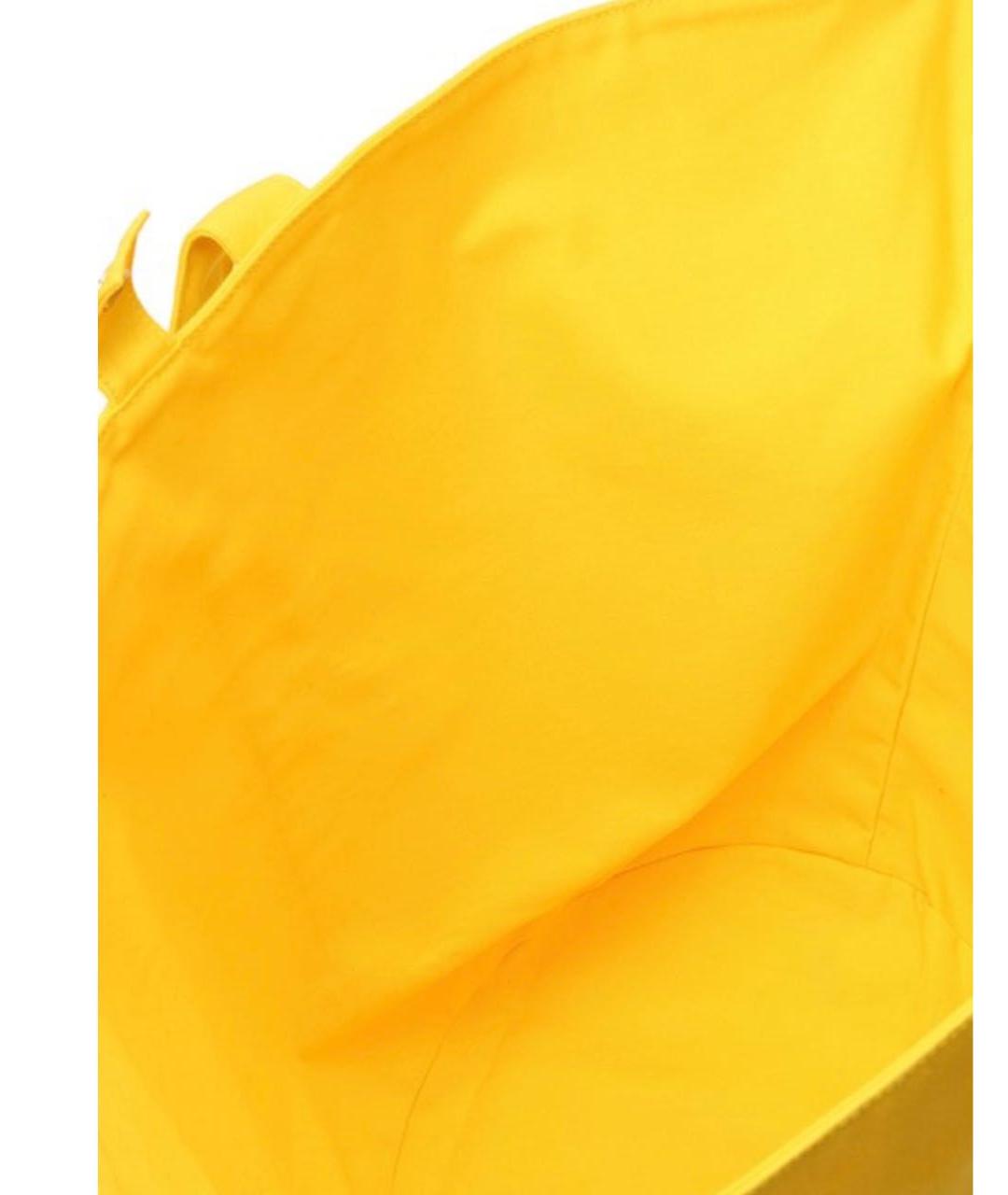 HERMES Желтая пляжная сумка, фото 2