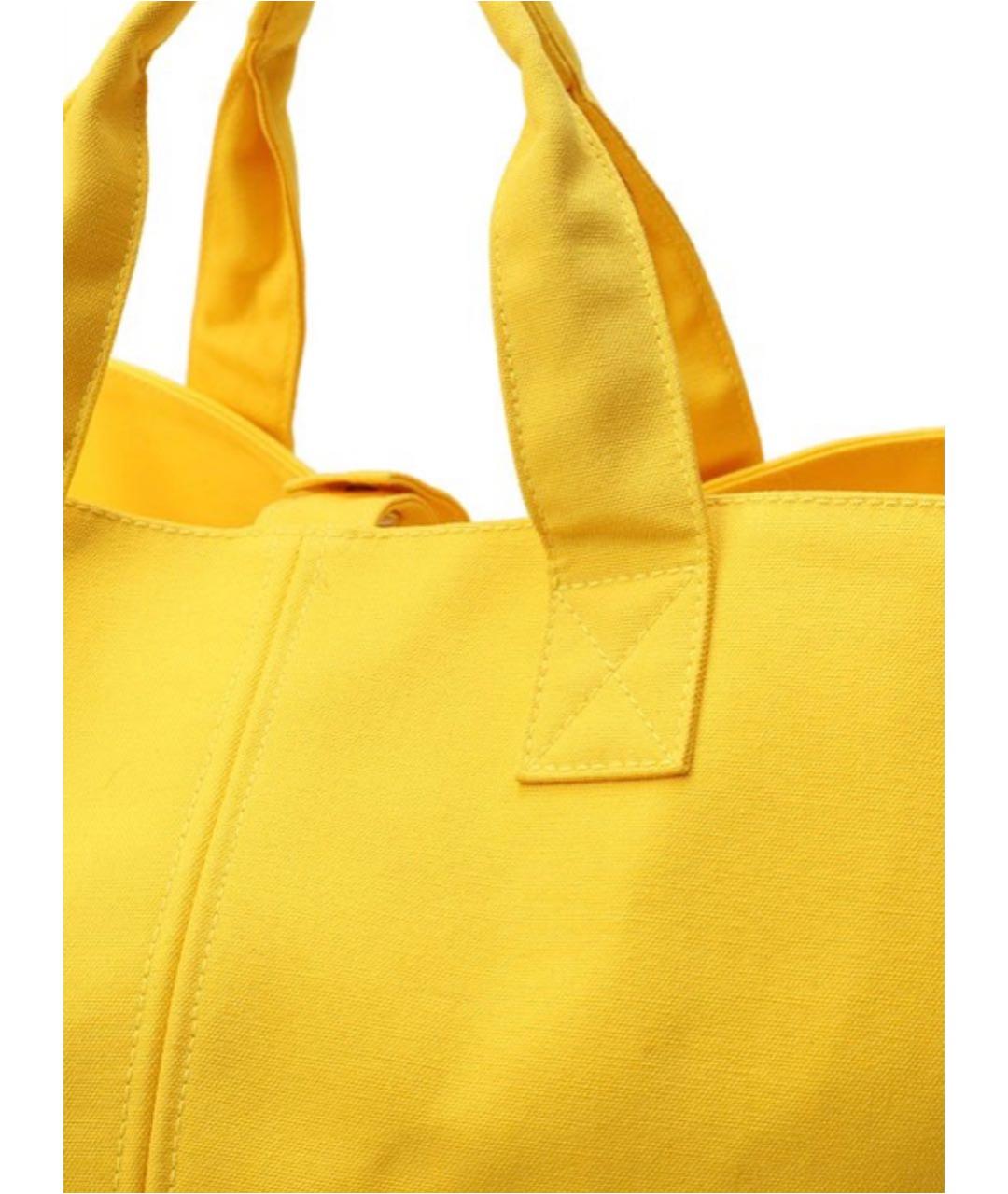 HERMES Желтая пляжная сумка, фото 3