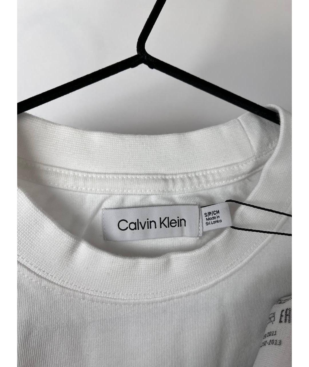 CALVIN KLEIN Белая футболка, фото 6