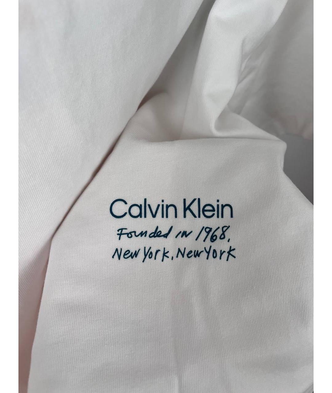 CALVIN KLEIN Белая футболка, фото 5