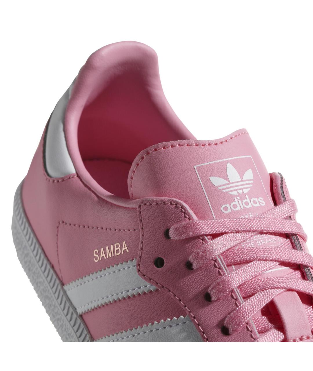 ADIDAS Розовые текстильные кроссовки Samba для женщин – купить в ...