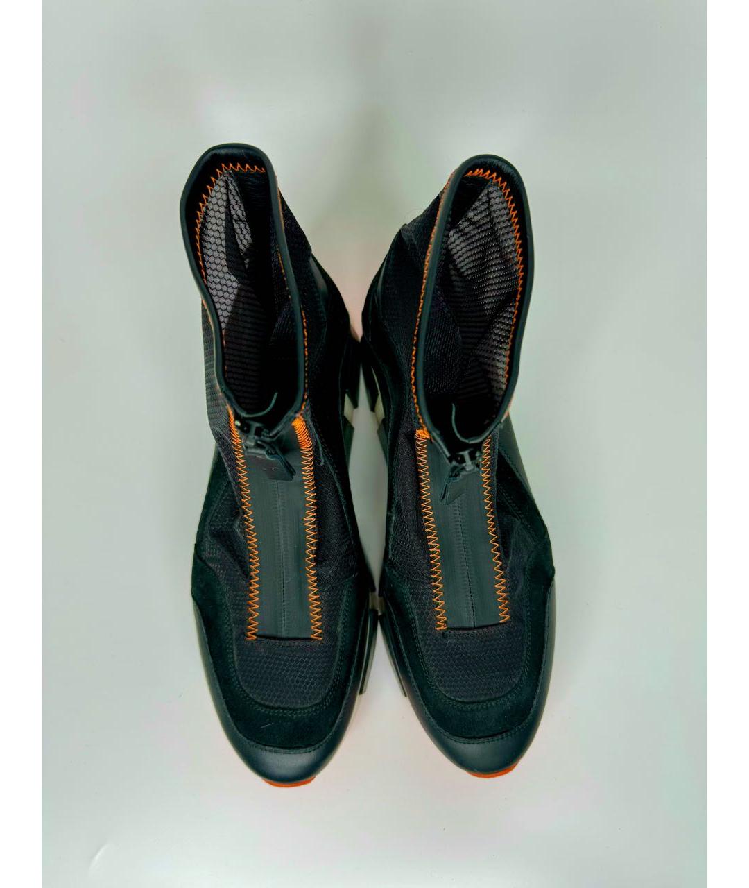 VIC MATIE Черные кожаные ботинки, фото 4