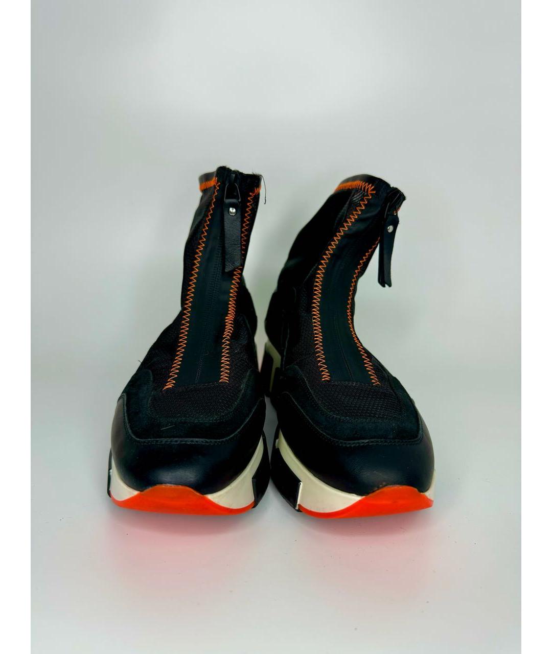 VIC MATIE Черные кожаные ботинки, фото 3