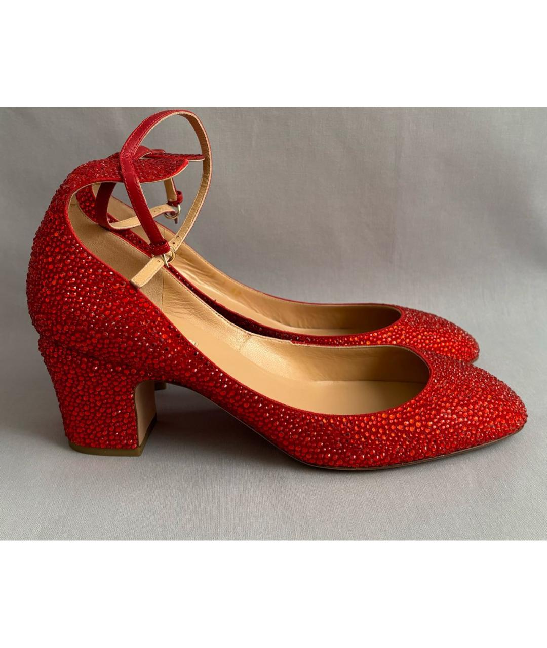VALENTINO Красные кожаные туфли, фото 2