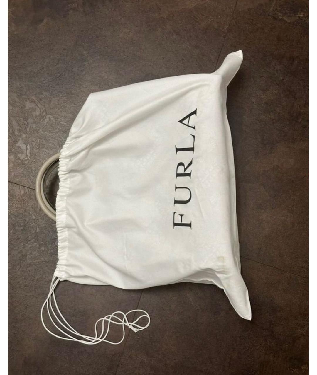 FURLA Розовая кожаная сумка тоут, фото 7
