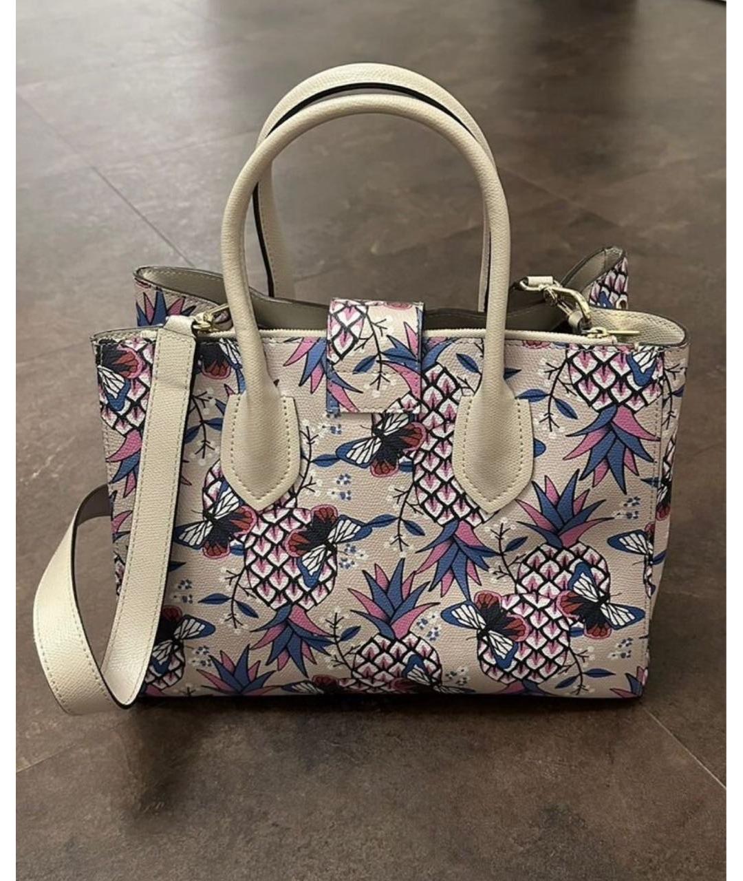 FURLA Розовая кожаная сумка тоут, фото 3