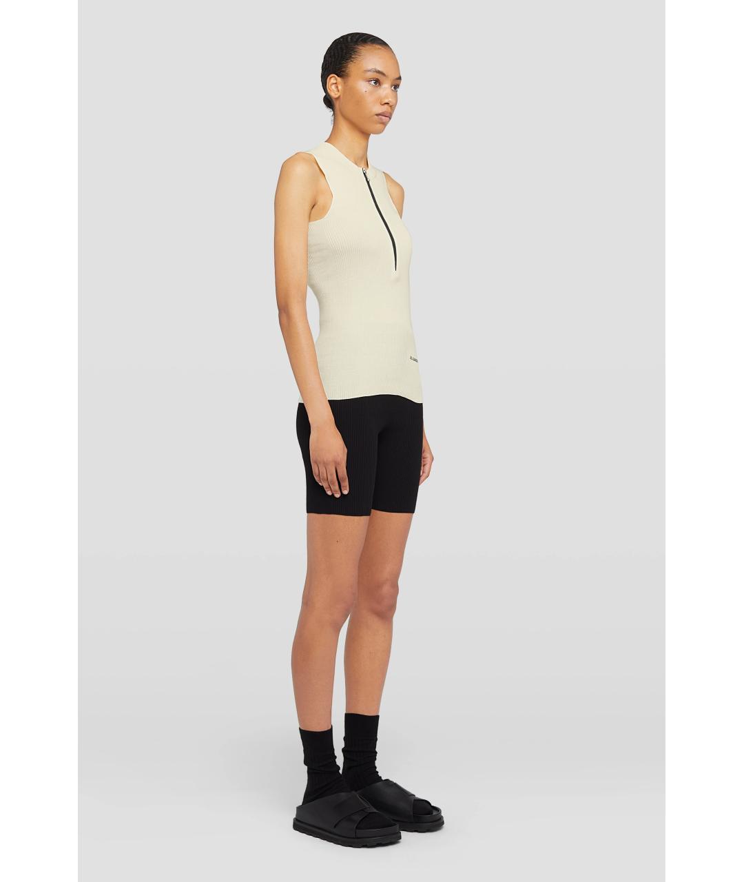 JIL SANDER Черные шорты, фото 3